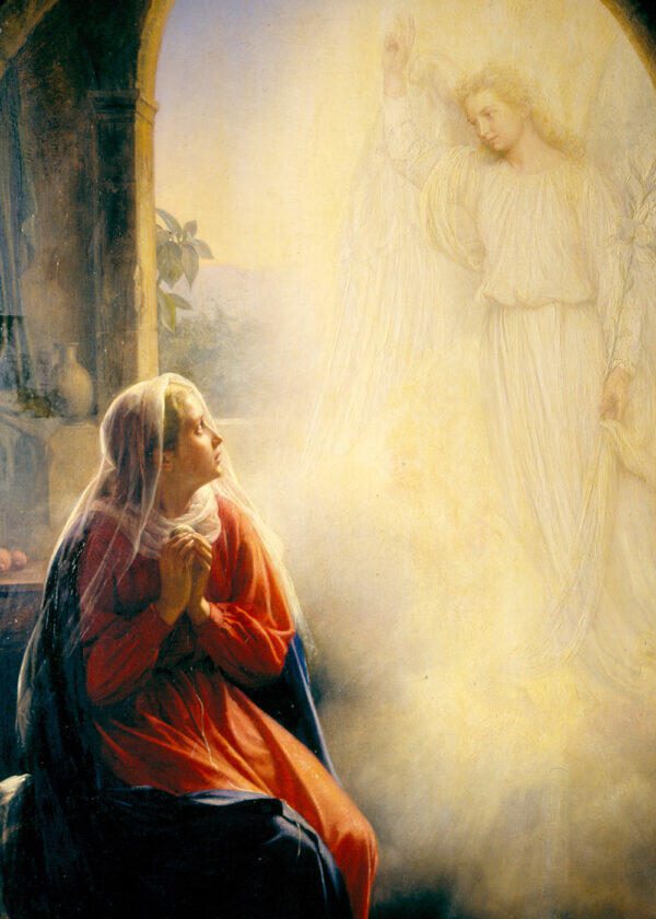 Image thumb of The Annunciation, by Carl Bloch
