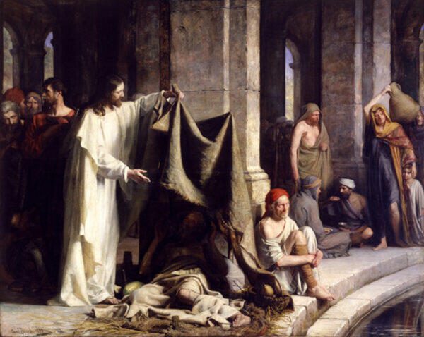 Image thumb of Christ Healing by the Well of Bethesda, by Carl Bloch