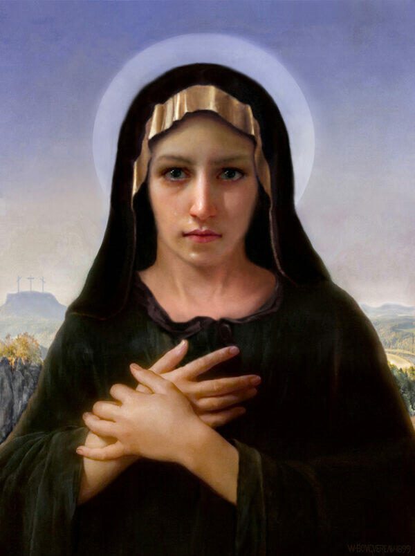 Image thumb of Our Lady of Solitude, by W. A. Bouguereau