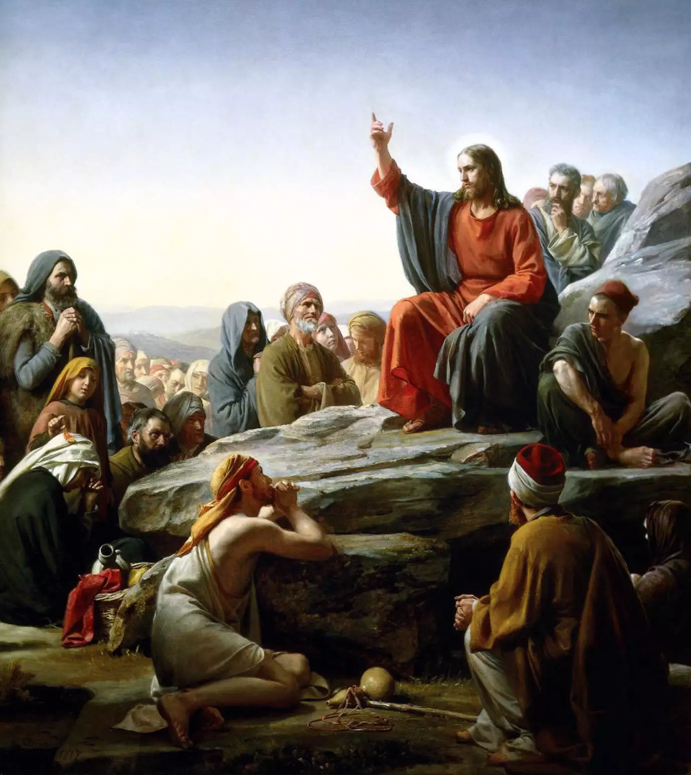Sermon On The Mount, by Carl Bloch