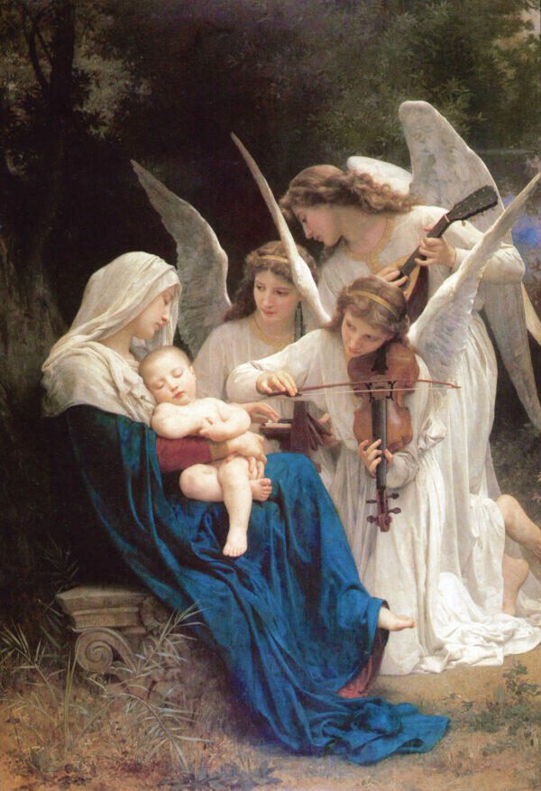Image thumb of The Song of the Angels, by W. A. Bouguereau