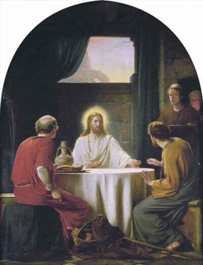 Supper at Emmaus, by Carl Bloch