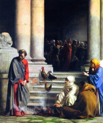 The Denial of Peter, Carl Bloch