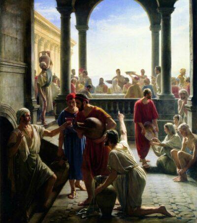 Wedding At Cana by Carl Bloch