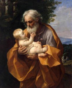 Saint Joseph With The Infant Jesus, by Guido Reni